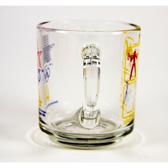 Vintage Anchor Hocking McDonald's 1984 XXIII Summer Olympics Glass Coffee Mug - Picture 5 of 10